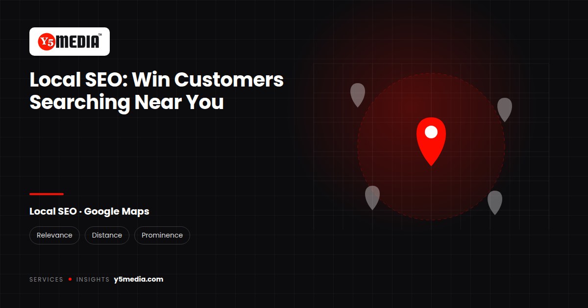 Y5Media: Local SEO: Win Customers Searching Near You